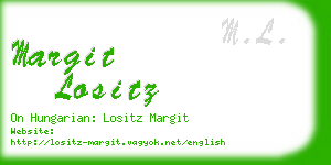 margit lositz business card